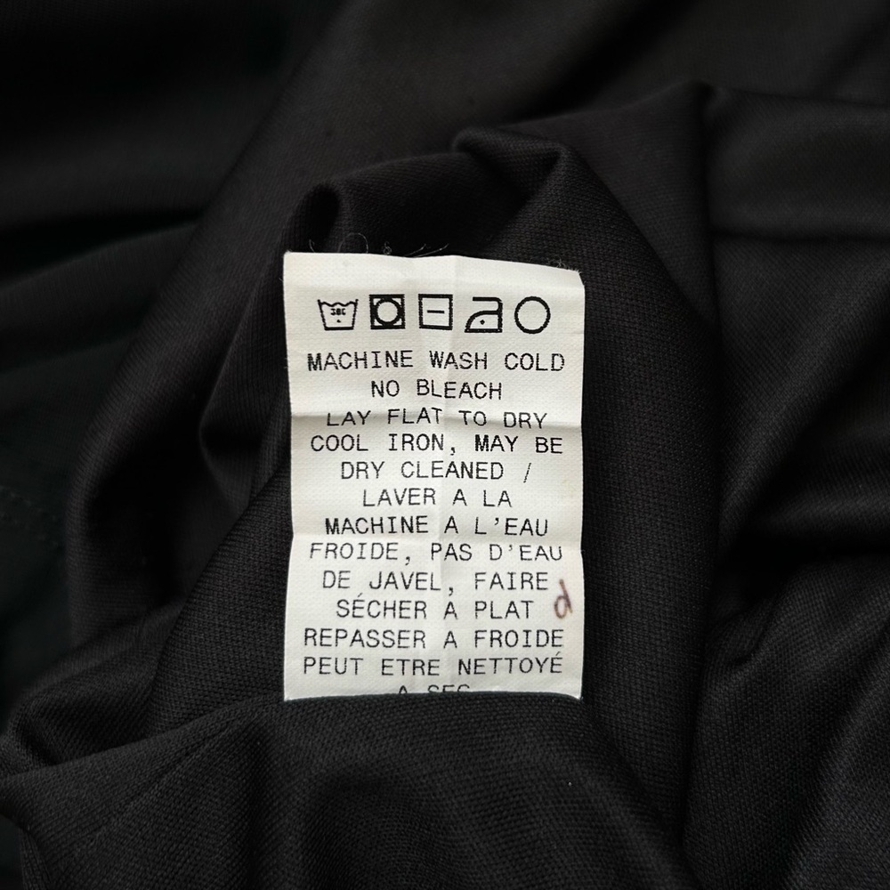 ABS Allen Schwartz Black Cowl Neck Halter Full Length Formal Gown Maxi Dress S - Picture 10 of 10